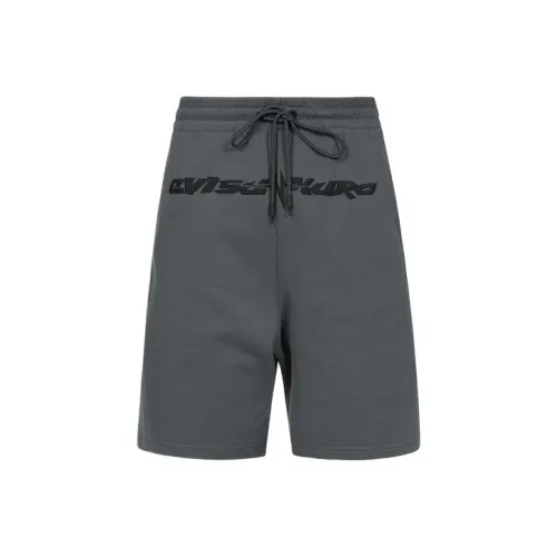 EVISU Charcoal Gray Мужские Повседневные Шорты