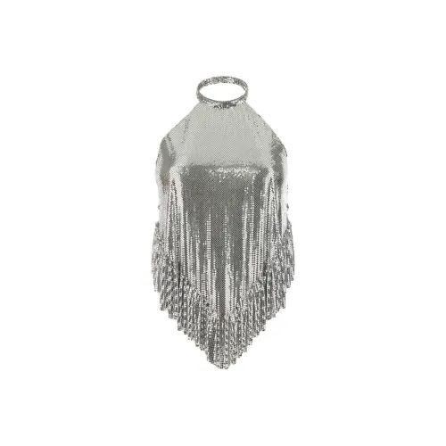 Paco Rabanne Серебряные Женские Майки