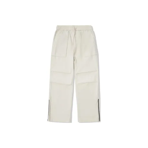 Лайнер Повседневные Штаны Унисекс Лебедино-Белый