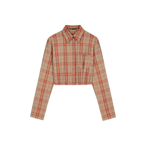 Maje Апельсин Женские Короткие Топы