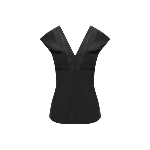 KHAITE Черные Женские Майки