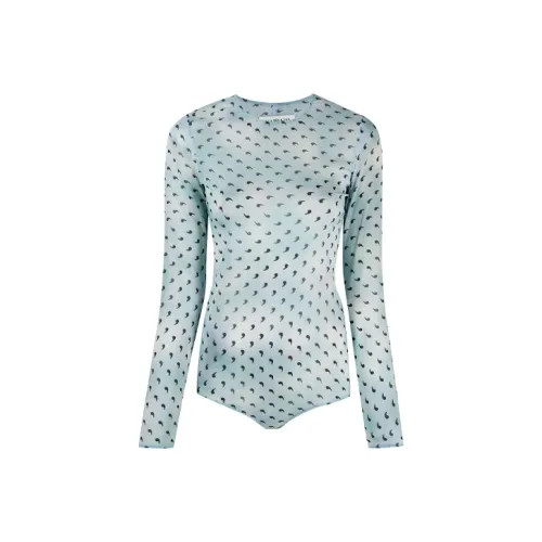 Maison Margiela T-рубашка женская синяя