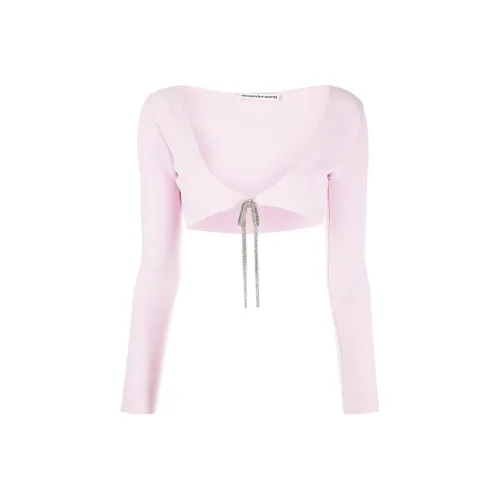 alexander wang Розовый Женские Короткие Топы