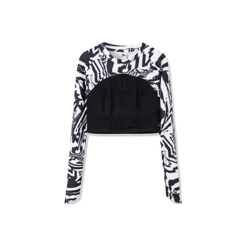 Anta Черные Женские Короткие Топы