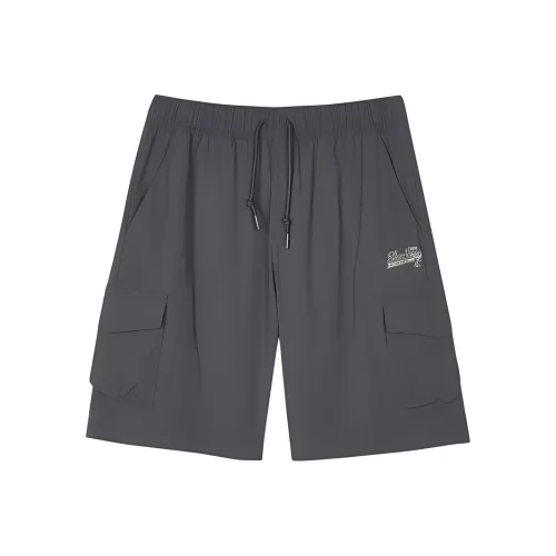 Skechers Funny Monster Повседневные шорты Мужские Кованый железный серый