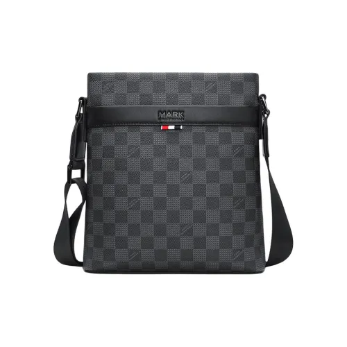 FAIRWHALE Сумка через плечо из ПВХ Мужская Черная