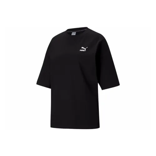 PUMA CLASSICS Черные Женские T-рубашки