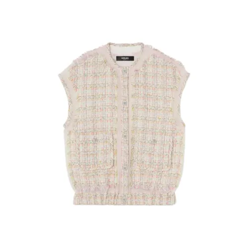 VERSACE FW24 Майка Женская Светло-Розовая Красная