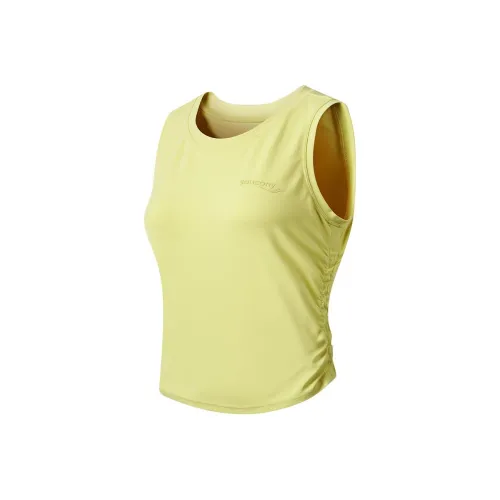 Saucony SS24 Майка Женская Горчично-желтая