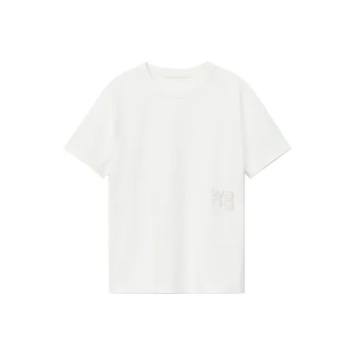 Alexander Wang Т-рубашка с оборванным рукавом женская белая