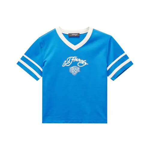 Ed Hardy T-Shirt Женская Malibu Blue