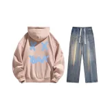 Set (Pink Top + Nostalgic Blue Jeans)  
Комплект (Розовый топ + Ностальгические синие джинсы)