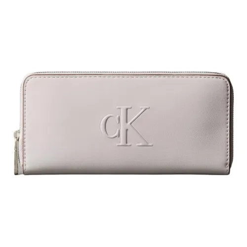 Calvin Klein ПУ (полиуретан) Полиуретан Кошелек Женский Белый Розовый