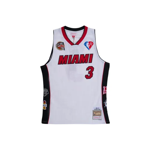 Mitchell Ness Белый Унисекс Баскетбольная Джерси