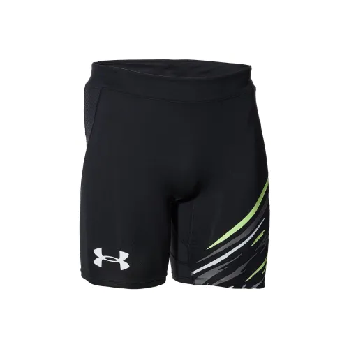 Under Armour Спортивные шорты Мужские Черные Трансформирующиеся Зеленые