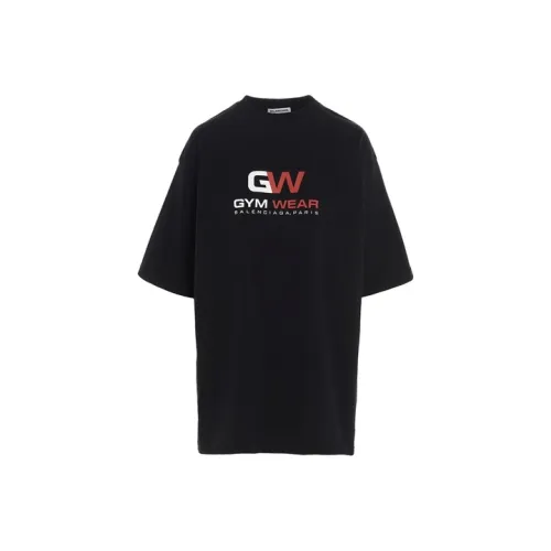 Balenciaga T-рубашка с рукавом-кид свободный крой женский черный