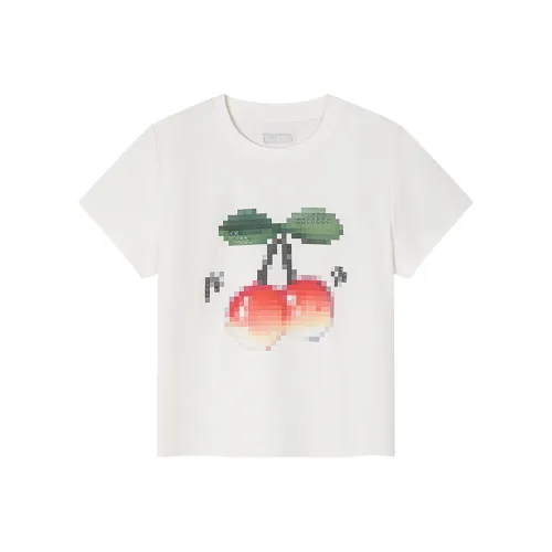 UOOYAA Белые Женские Футболки