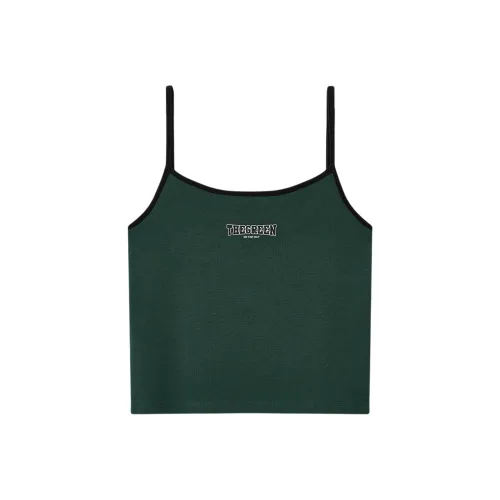 EICHITOO Майка Женская Темно-зеленая Комбинированная
