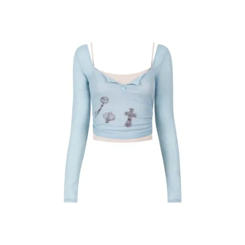 WOOHA Женские футболки с коротким рукавом