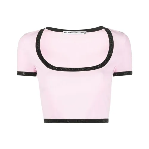 alexander wang Розовый Женские Короткие Топы