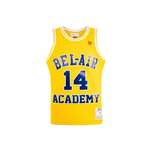 Mitchell Ness Желтая Унисекс Баскетбольная Джерси