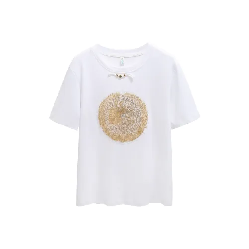 MISTVB Белые Женские Футболки