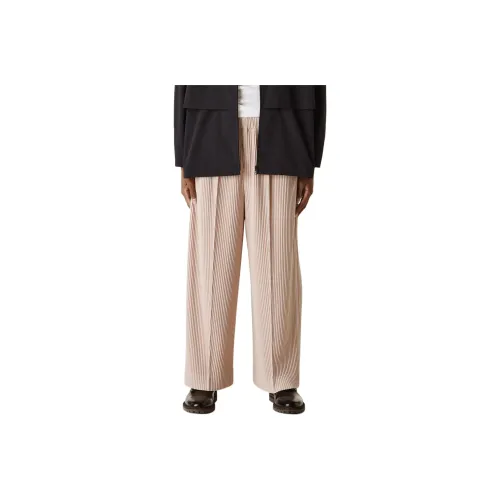 Homme Plissé Issey Miyake Повседневные брюки Мужские Серые