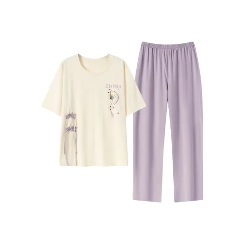 Chun Xi Pajama Комплект Женский Фиолетовый