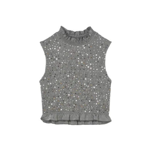 SANDRO Серые Женские Майки