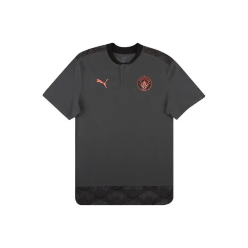PUMA Черная Мужская Футбольная Джерси