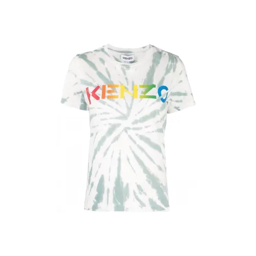 KENZO Зеленые Женские Футболки