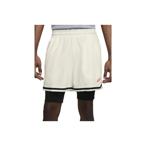 Nike 4' DNA 2 в 1 Баскетбольные шорты Повседневные шорты Мужские Белые