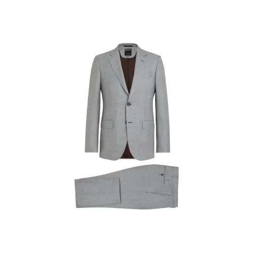Ermenegildo Zegna Серый Мужской Деловой костюм