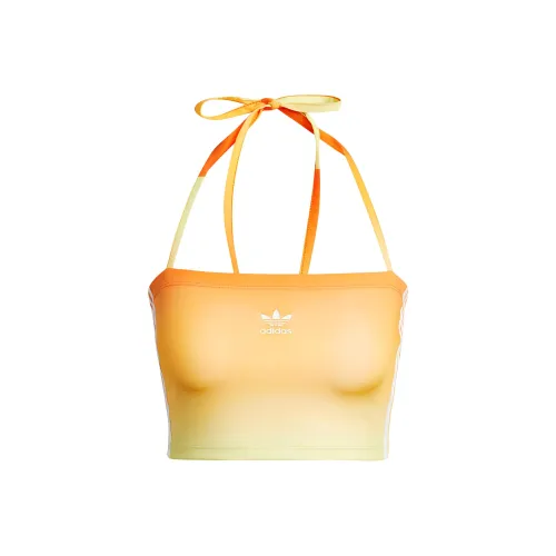 Adidas Originals Майка Женская Оранжевая Желтая