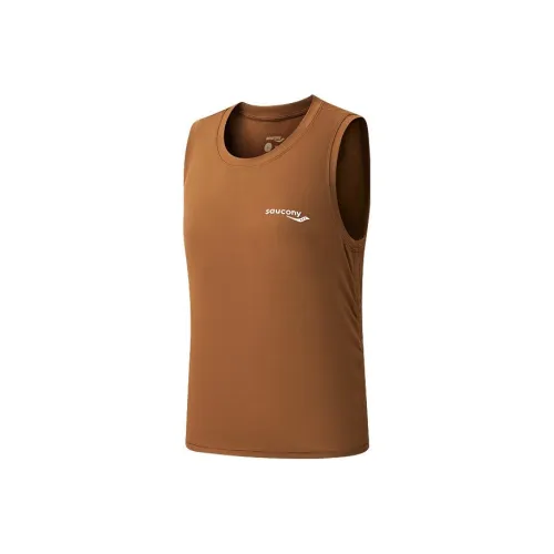 Saucony Кофейно-коричневые Женские Футболки