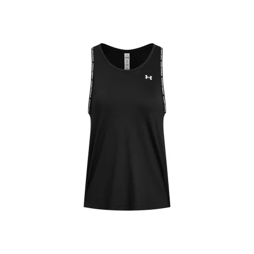 Under Armour KnockoutTech SS25 Майка Женская Черный Белый