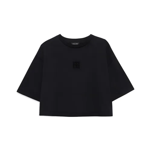 Anine Bing T-Shirt Женская Черная