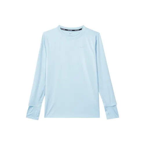 Nike Комплект с короткими рукавами T-Shirt Женские Ecstatic Ocean Blue Silver