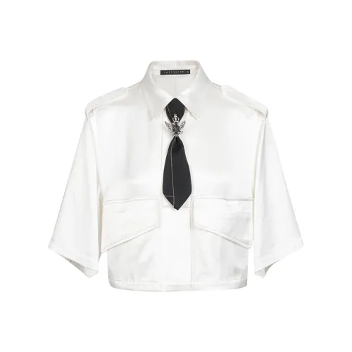 LOFT SHINE Белый Женские Короткие Топы