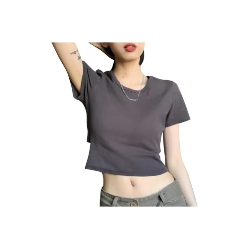 La Chapelle T-Shirt Женская Серого цвета