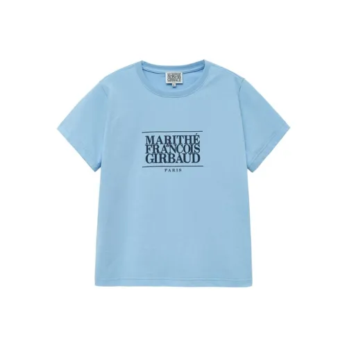 Marithe Francois Girbaud T-Shirt Женская Небесно-Синий