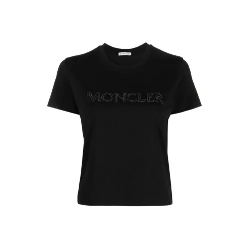 Moncler SS22 Черные Женские Т-рубашки