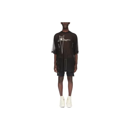 RICK OWENS совместный бренд Черные Мужские Спортивные Шорты