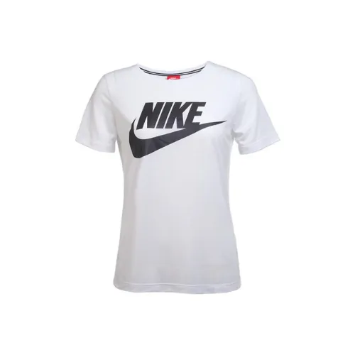 Nike Комплект с короткими рукавами T-рубашка Женская Белая