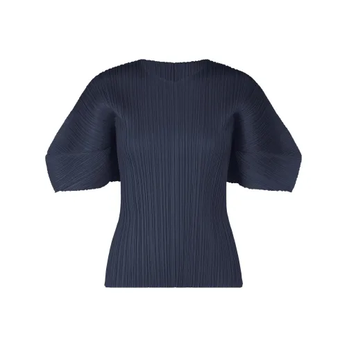 PLEATS PLEASE ISSEY MIYAKE Синие Женские Рубашки T
