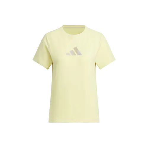 Adidas T-Shirt Женская Пудра Желтая
