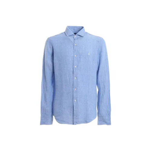 Polo Ralph Lauren Небесно-голубой Мужские Рубашки