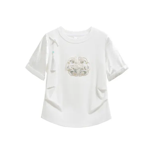 MISTVB Белые Женские Футболки