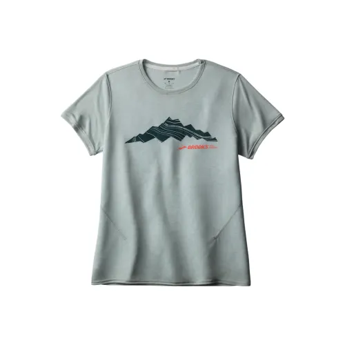 Brooks Серые Женские Футболки