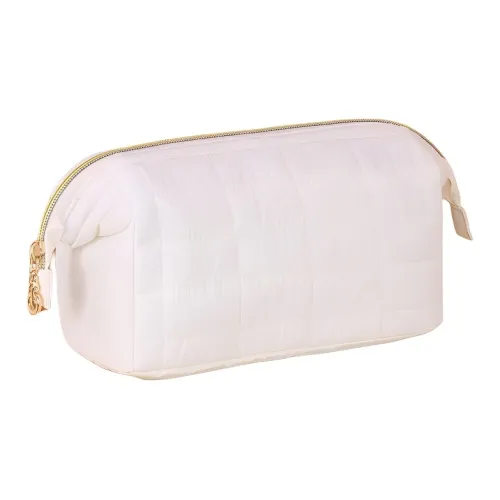 LETOO Quilted Хлопок Косметичка Женская Молоко Миндальный Белый Вишневый Цветок Розовый Классический Черный